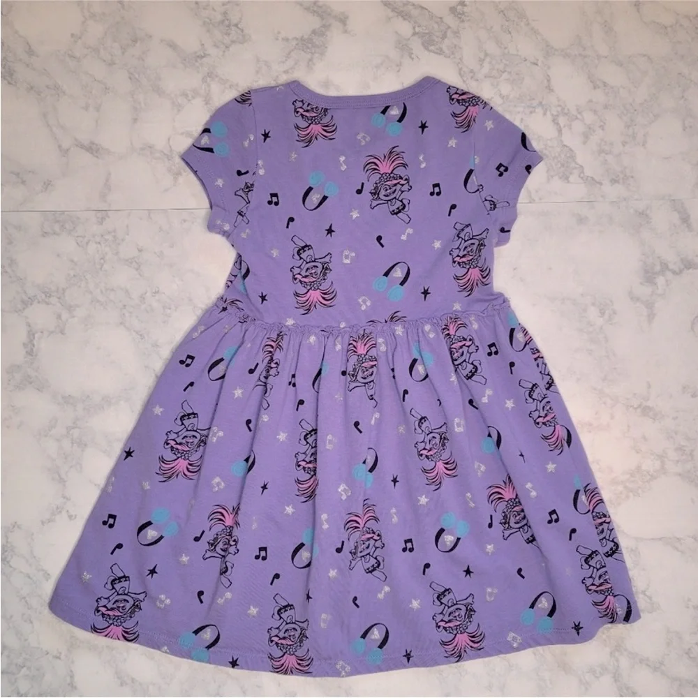 DreamWorks Purple Trolls Movie Kids Dress